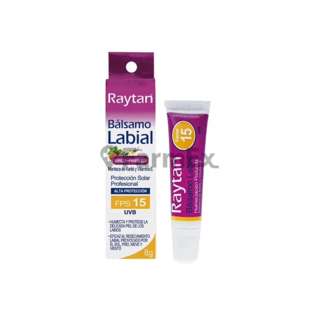 Raytan Bálsamo labial "Vainilla + Frutilla" FPS 15 x 8 g dukay
